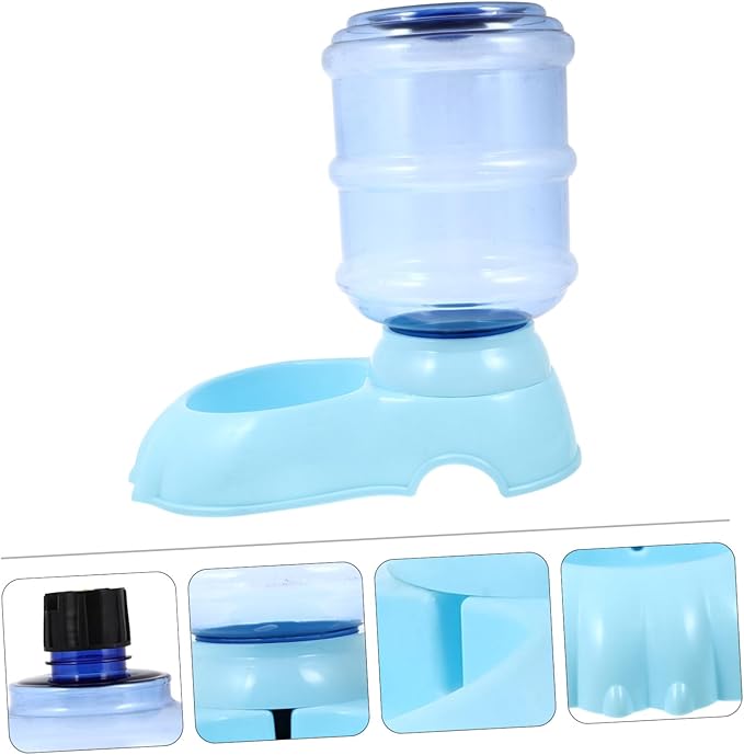 BESPORTBLE Automatic Dog Water Feeder Pet Pp Capacity Gravity Bowl Replacement for Old Bowls Random Color
