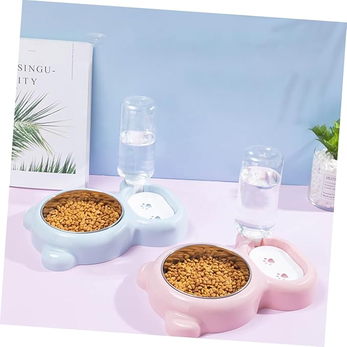 BESPORTBLE Pet Food and Water Bowl Cat Dog Feeder Water Feeder Elevated Pet Bowl Safe Eco-Friendly