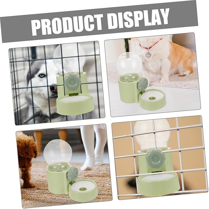 2pcs Automatic Water Feeder for Dogs and Cats Hanging Pet Drinking Device Easy Installation for Animals Like Kittens Puppies and More
