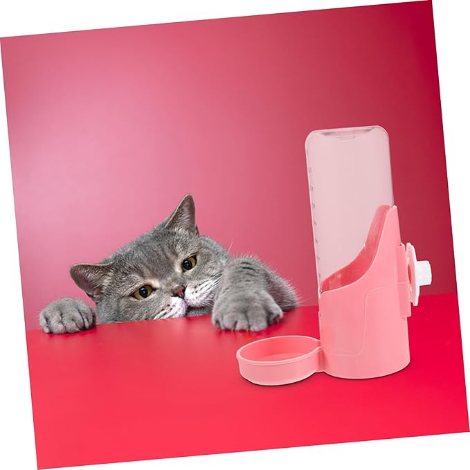Automatic Hanging Water Feeder for Dogs Cats No-Leak Design Space-Saving Water Dispenser for Cages Elegant