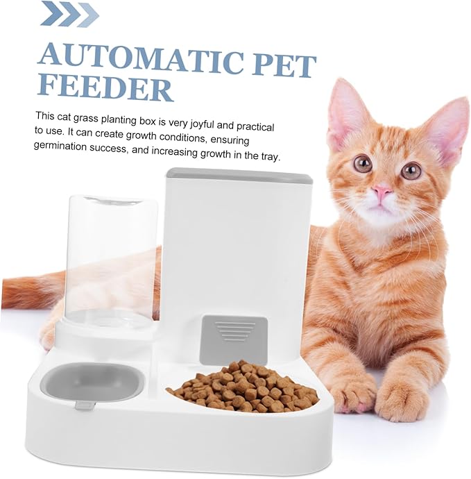 Plastic Pet Feeder Dispenser Automatic Water Feeder for Dogs and Cats Large Capacity Easy to Pet Water Bowl