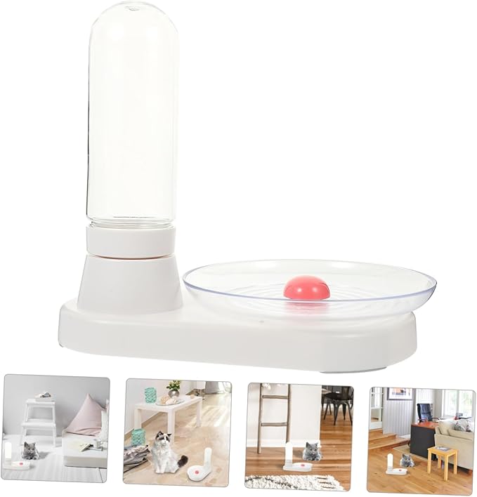 Veemoon Pet Water Fountain for Cats and Dogs Automatic Drinking Water Dispenser Compact and Lightweight Waterer Easy Busy Pet Owners