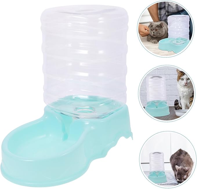 SUPVOX Automatic Cat Water Dispenser Gravity Pet Feeder Bowl Simple Elegant Design Pet Supply