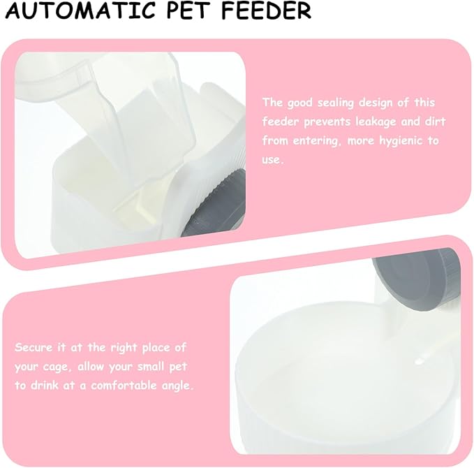 POPETPOP Automatic Pet Food Feeder Hanging Type Cat Dog Food Dispenser Pet Supply Easy Install Safe Design for Use