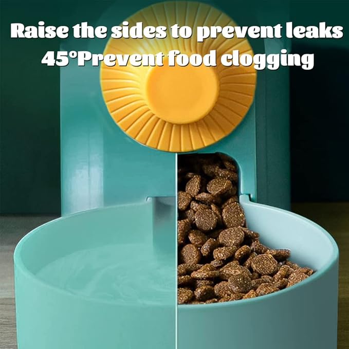 YLYGJGL Pet Feeder, 2 PCS Automatic Pet Feeder and Water Set, 40oz Hanging Gravity Feeding Bowls for Cats Dogs Puppy, Rabbit Hamsters Chinchilla Hedgehog Ferret