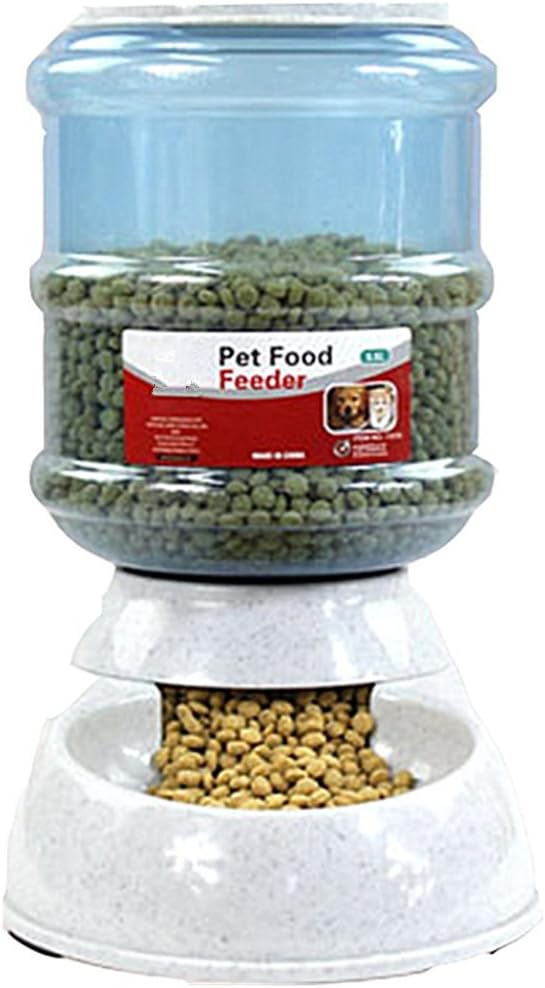 Made King Automatic Pet Feeder, Food Dispenser Pet Feeder Water Dispenser Set Bowl for Dogs and Cats, Pets, Animals (Auto Pet Water Dispenser and Food Feeder)