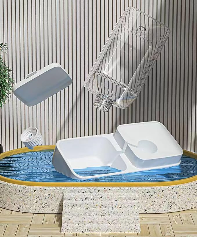 Automatic Pet Feeders Automatic Dog Food and Water Dispenser Water Dispenser for Dogs Gravity Water Dispenser Cat Feeders Automatic Cat Food Dog Water and Food Dispenser Gravity Pet Water Dispenser