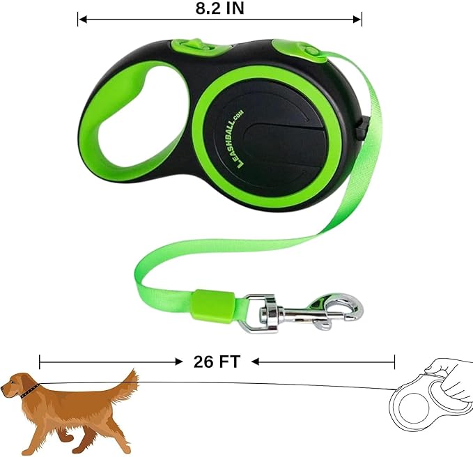 Leashball 4-in-1 Portable Dog Product - Retractable Leash, Anchor, Water & Food Bowl - Travel Accessories, Dog Tether & Beach Gear, Owner Must Haves