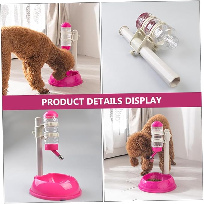 Milisten 1pc Automatic Pet Water Dispenser and Food Feeder Capacity and Material Drinking Bowl for Dogs and Pets