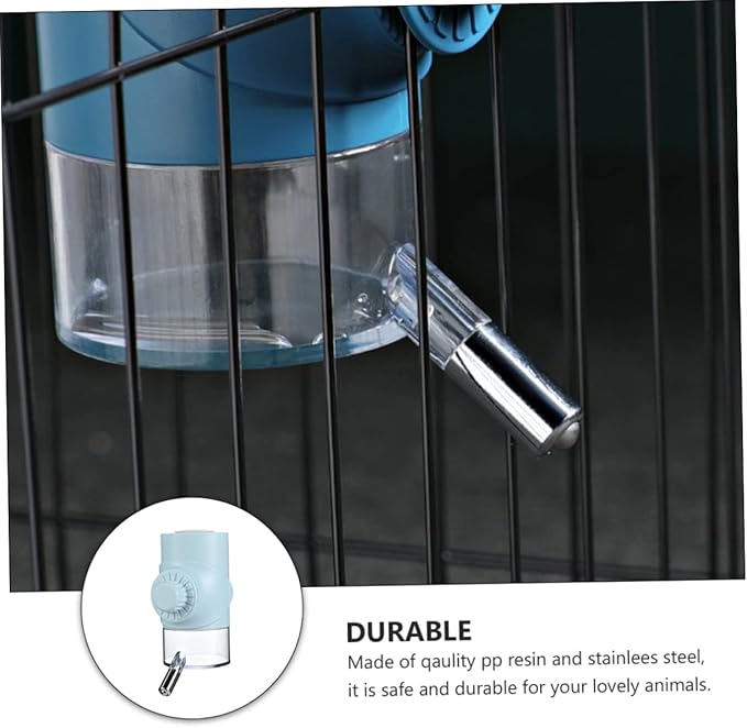 Automatic PET Water Dispenser Hanging Water Bottle Feeder for Dogs and Cats Easy to Install 1.5L Capacity Random Color
