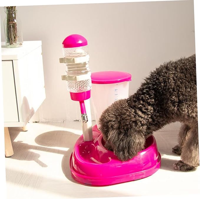 BESPORTBLE Automatic Feeder Waterer Pet Food Holder PVC Pp Capacity Non-Slip Base Pet Friendly