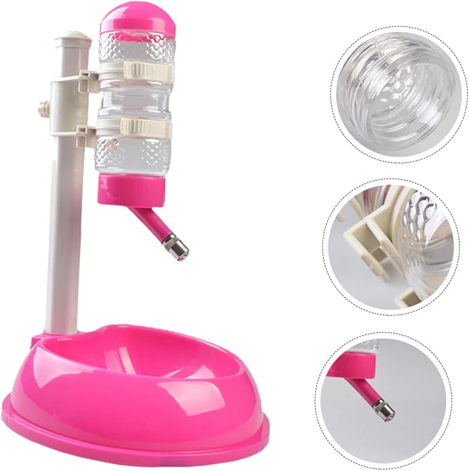 BESPORTBLE Automatic Pet Water Dispenser Dog Feeder Food Holder Capacity PVC Pp Material Non-Slip Base