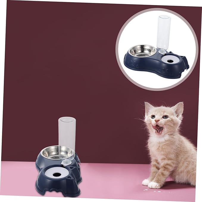 KESYOO 1set Automatic Pet Feeder and Water Dispenser Dual Use Food and Water Bowl for Cats and Dogs Easy to Non- Design for Home and Pet Shops
