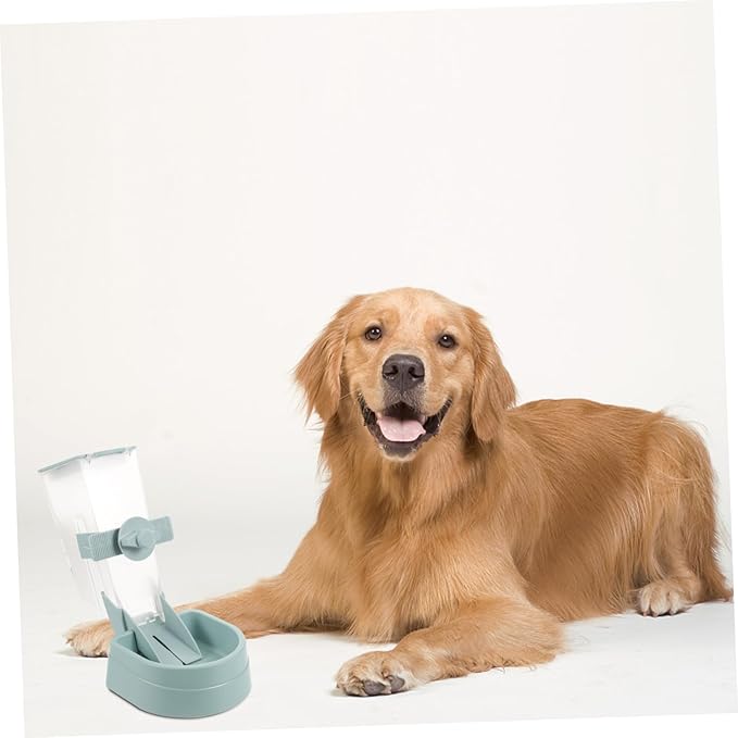 GANAZONO Automatic Dog Feeder Hanging Pet Cage Feeder Deep Bowl Design for Convenient Food Access and Space Saving for Puppies and Cats
