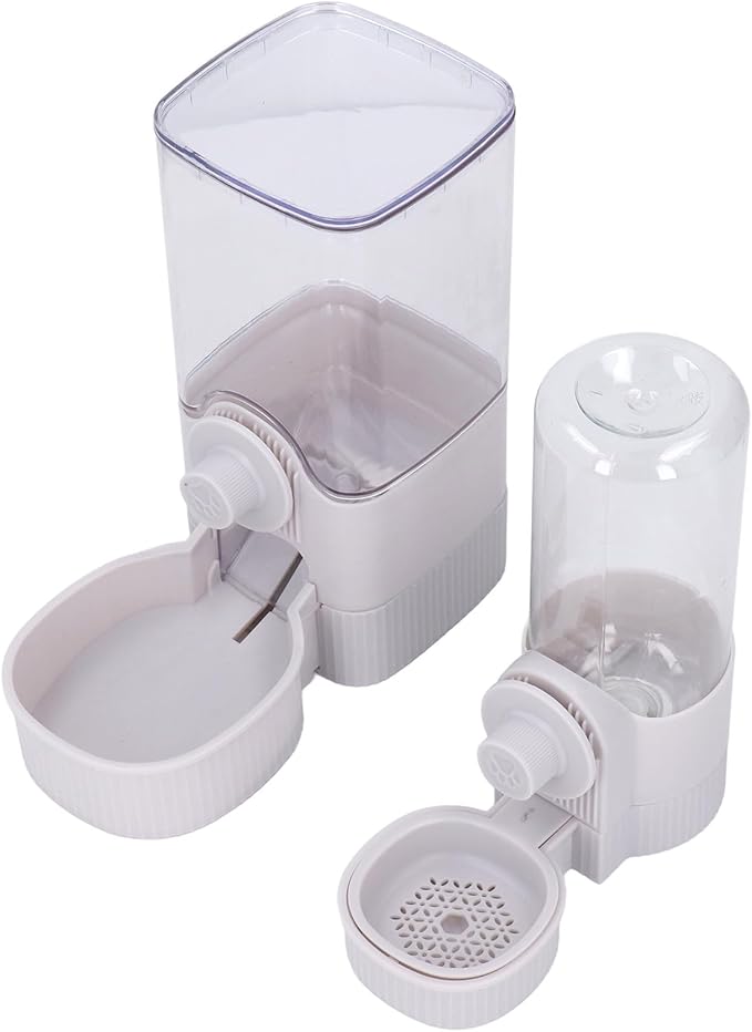 Pet Automatic Feeding Feeder, Large Capacity with Food Water Dispenser Set for Small Medium Large Pets
