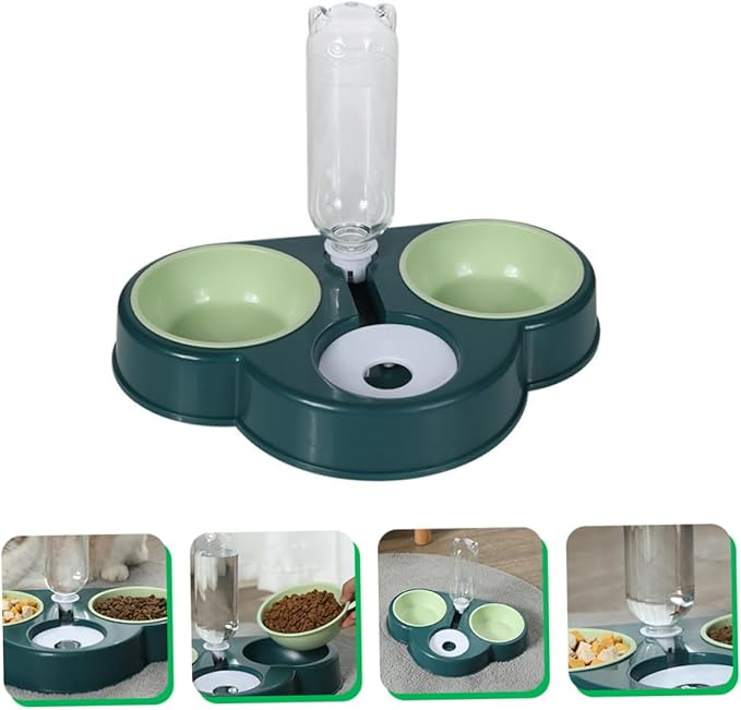 Detachable Pet Feeder Multi-Function Automatic Water Dispenser for Dogs and Convenient Food and Water Bowl for Home Use Durable and Easy to