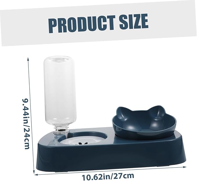 BESPORTBLE Cat Dog Water Feeder Automatic Pet Feeder Bowl Stable Basin Plastic Easy to Maintain