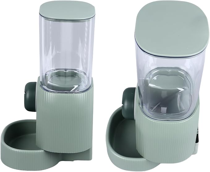 Automatic Pet Feeder Large Capacity Anti Tip Hanging Food Dispenser Easy Clean Non Material for Dogs, Cats, Rabbits, and Small Pets