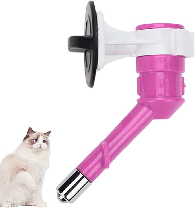 Water Nozzle for Dogs - Heavy Duty Sturdy Pet Drinking Nozzle | Multifunctional No-Drip Water Dispenser Fountain Reusable Automatic Dogs Feeder for