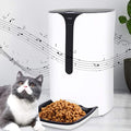 Dog and Cat Timed Quantitative Recording Call Function Automatic Feeding Washable and Device Removable Dual Power Escort Feeder 6L Large Capacity Smart Portable