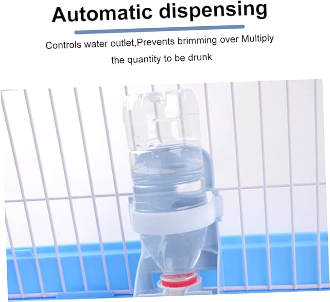 NOLITOY 2pcs Hanging Dispenser for Pets Automatic Water Feeder Station for Dogs and Cats Leak Design Use