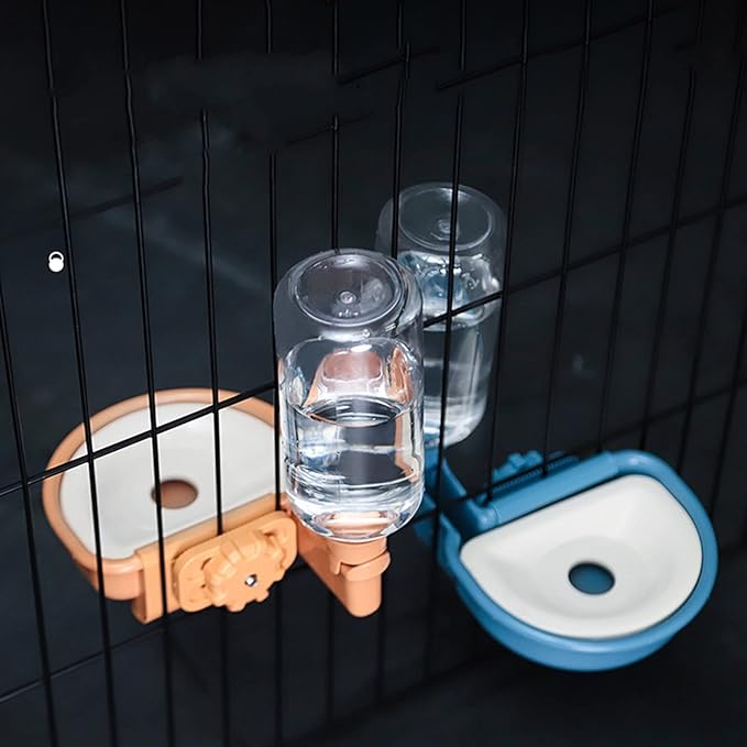 Pet Water Dispenser for Water Feeder Automatic Feed Fountain for Small Dogs Puppies Cats Easy to Hang for