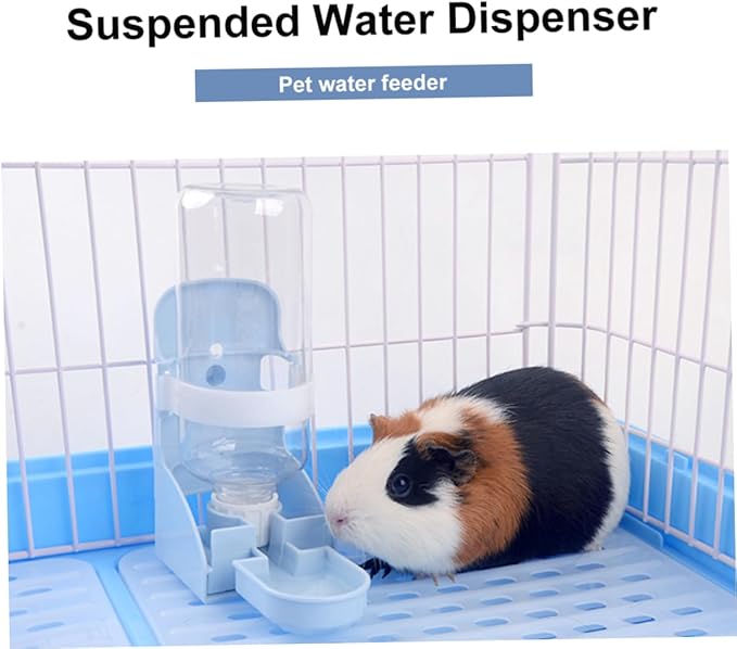 Happyyami 1pc Hanging Pet Water Feeder for Dogs and Cats Automatic Water Dispenser Station Leak Design for Indoor and Outdoor Use