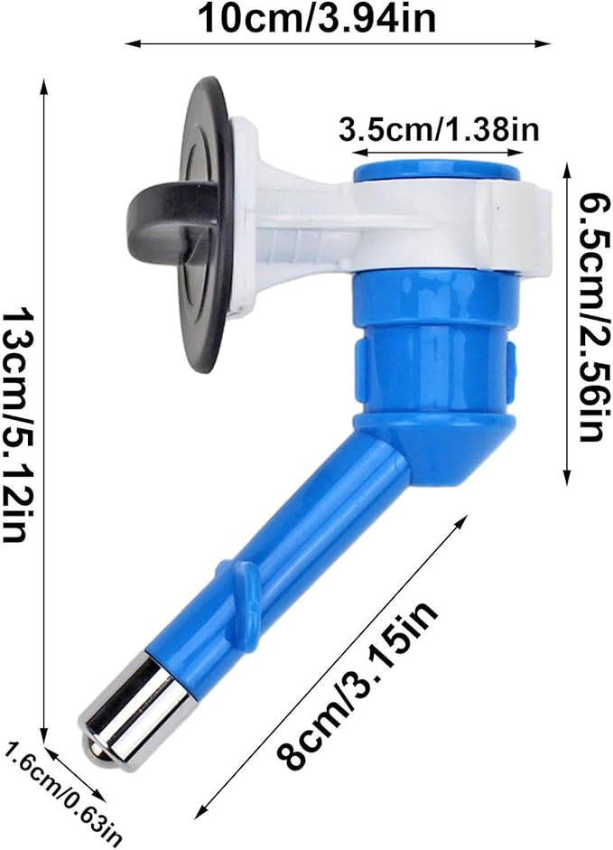 Dog Water Bottle Head | Heavy Duty Sturdy Pet Drinking Nozzle - Multifunctional No-Drip Water Dispenser Fountain Reusable Automatic Dogs Feeder Nozzle for Dogs