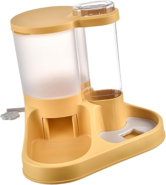 Pets Automatic Dog Feeder Transparent Dog Drinker Cat Automatic Feeder Drinker Food Bowl Pet Waterer Small Medium Large Dog Water Bowl Supplies for Dogs Puppies Cats