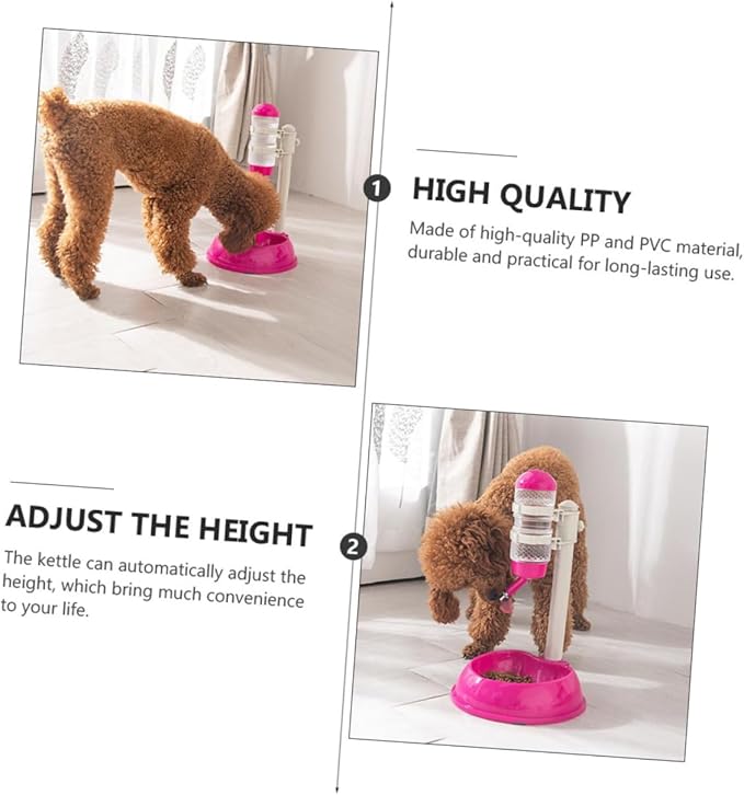 Pet Water Dispenser Automatic Dog Feeder Bowl Ball Nozzle Easy to Clean Sturdy Slip Base