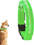 Lighted Dog Collars - Puppy Led Training Collar with Nighttime Visibility, 3 Lighting Modes, Water-Resistant Rechargeable Pet Collar, 600mah Battery, Customizable Dog Illuminated Collar for Dogs