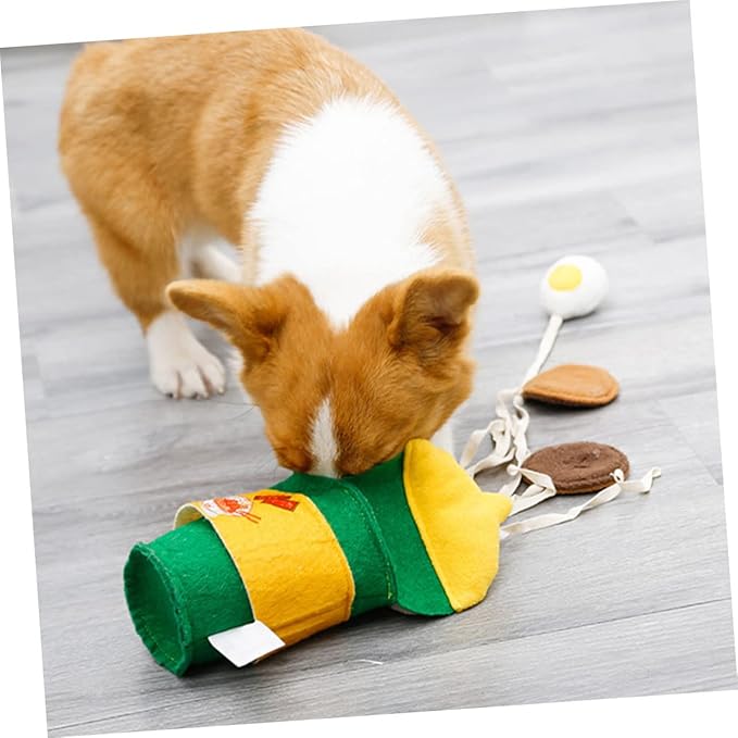 PET Sniffing Training Mat Interactive Slow Feed Toy for Dogs Leak-Proof Food Dispenser Suitable for Nose Work and Obedience Training
