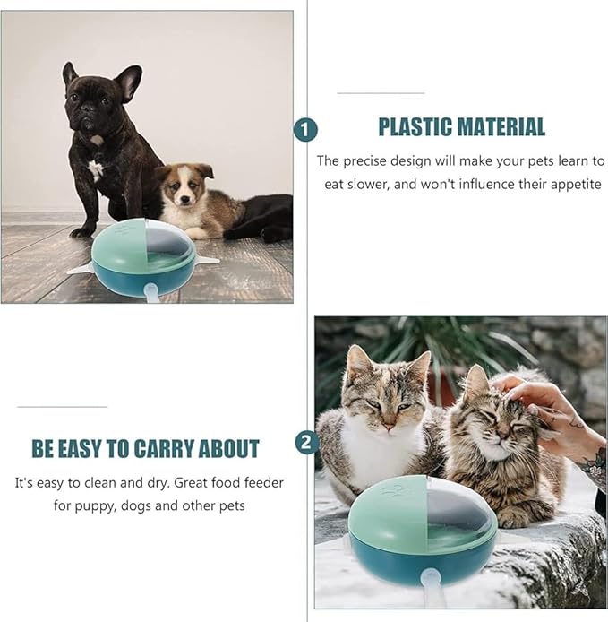 NANZU 180ML Silicone Puppy Pacifiers Pet Milk Feeder Feeding Bowl for New Born Pet, Puppies, Kitten, Cats, Dog, Rabbits