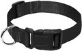 Lakke Nylon Webbing Dog Collar Heavy Duty Clip Buckle Pet Collar for Small Medium Dogs Chihuahua Dog Red Black Blue Purple 20