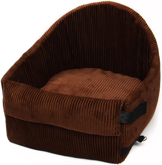 Cat and Dog car seat Cushion,Dog Car Seat Pet Booster Seat Pet Travel Safety Car Seat,Travel Safety,Non-Slip Base,Suitable for car, Home (Color : D, Size : 36x42x31cm)