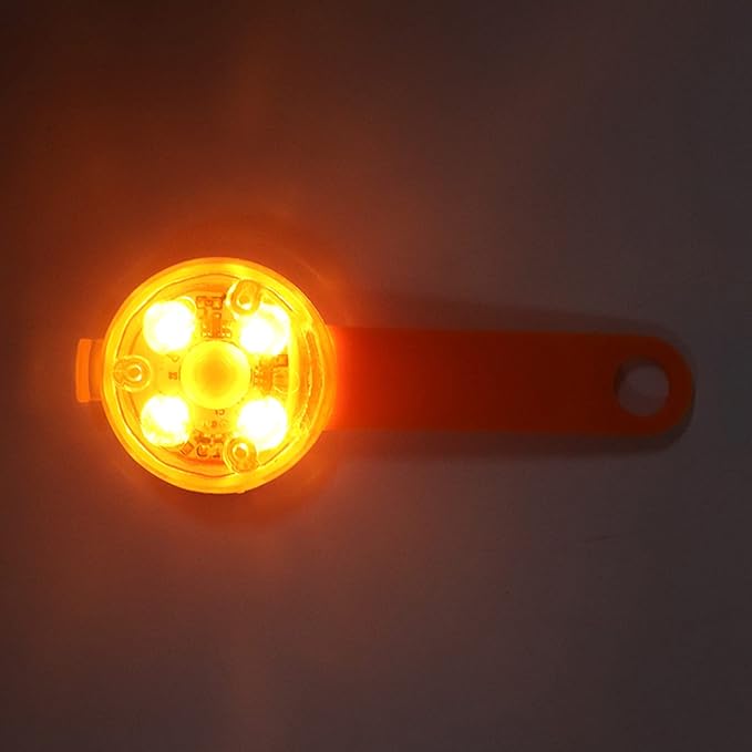 LED Light for Dog Collar, IPX7 Waterproof LED Light for Pet Collar USB Rechargeable Dog Lights Pendant Light with 3 Light Modes