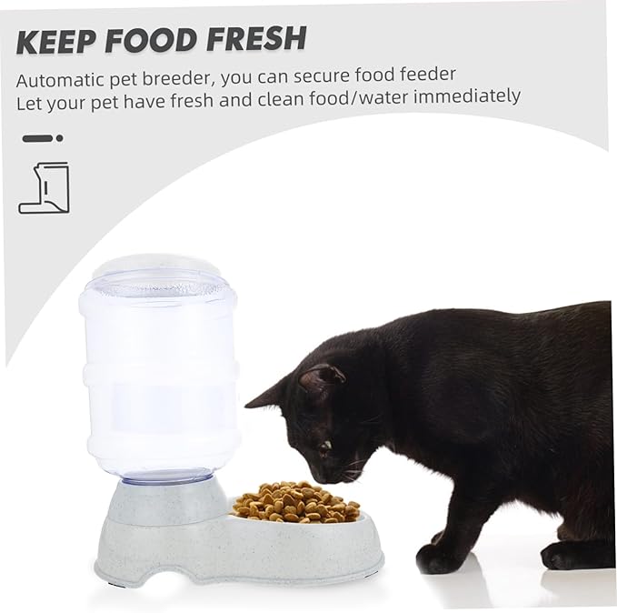 3.8L Automatic PET Feeder Large Capacity Dog Cat Food Dispenser Timer Plastic PET Feeding Bowl for Cats and Dogs