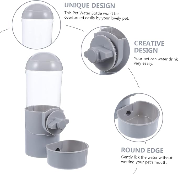 Wear-Resistant Pet Feeder Automatic Dumping Water Dispenser Cat Dog Waterer Convenient Pet Feeder for Puppies