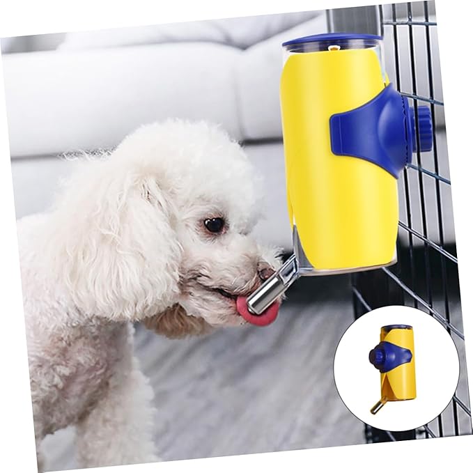 POPETPOP Household Pet Waterer Wear Resistant Dog Feeder with Automatic Water Dispensing Easy Design for Cats and Dogs for Pet Owners to Ensure Hydration
