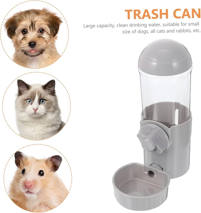 Automatic Drinking Fountain Water Dog Dispenser for Small Dogs Pet Hanging Waterer Pet Automatic Waterer