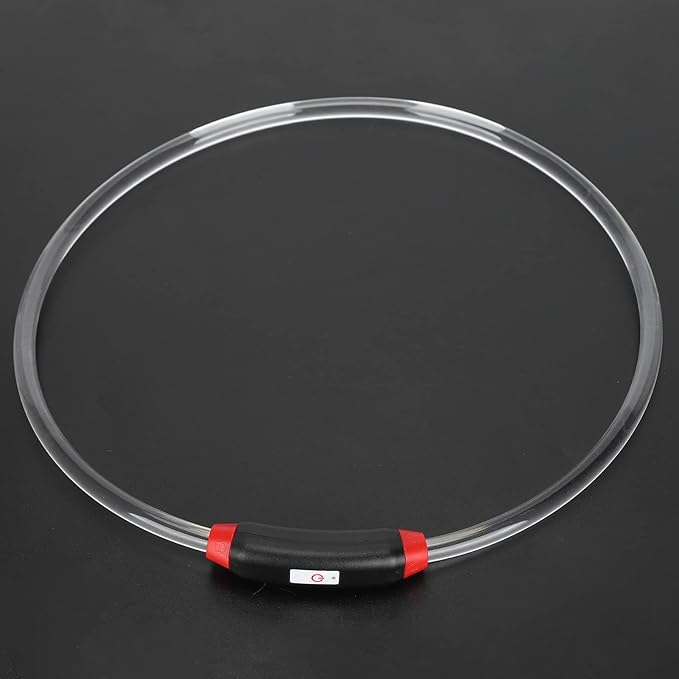 Dioche Light Up Dog Collar, in The Collar Glowing Pet Collar for Medium Small Dogs Led Collar Led Dog Collar for Night Walking Lighted Dog Collar Necklace