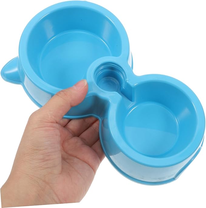Pet Food Water Dispenser Dual Dog Bowl Slow Feeder Bowl for Small Dogs Automatic Feeder for Cats