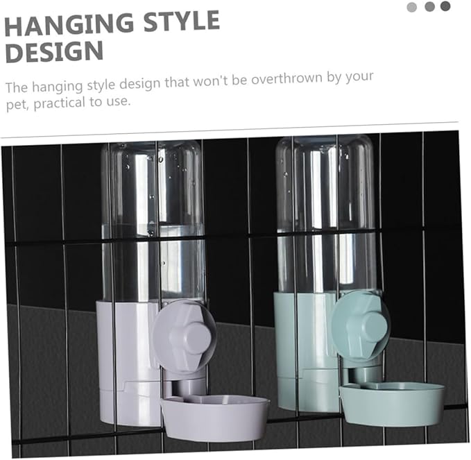 Hanging Dog Water Feeder Automatic Pet Water Dispenser for Cats and Dogs Capacity Easy to Stable Design for Pets Homes and Cages