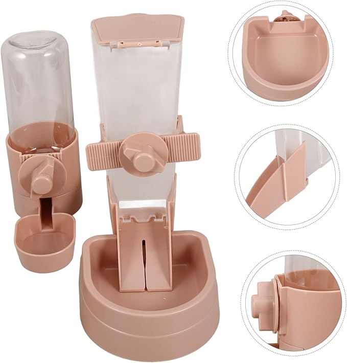 1set Automatic Pet Water Dispenser for Cats and Dogs Compact Hanging Feeder Easy to Install for Animals Lightweight Material