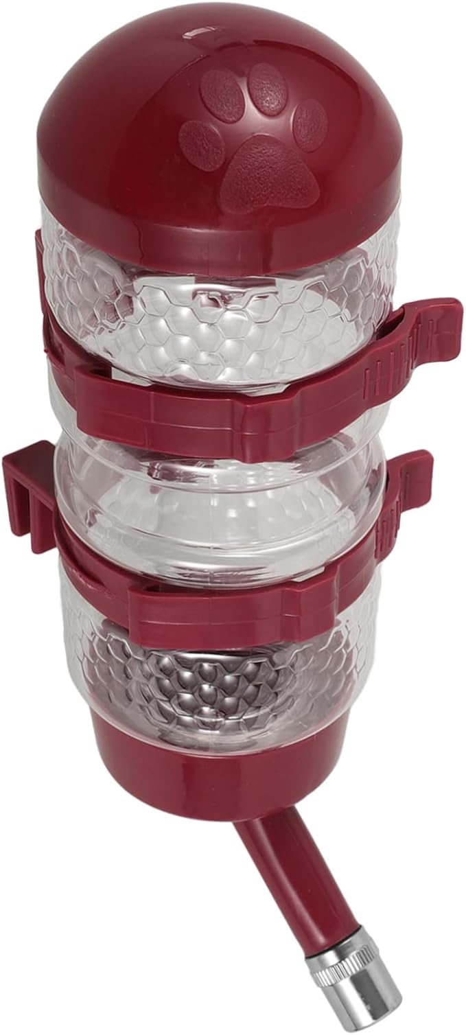 VANZACK 4pcs Pet Water Dispenser for Dogs and Cats Automatic Hanging Feeder Easy to Install for Cages Prevents Spills and Keeps Pets Hydrated