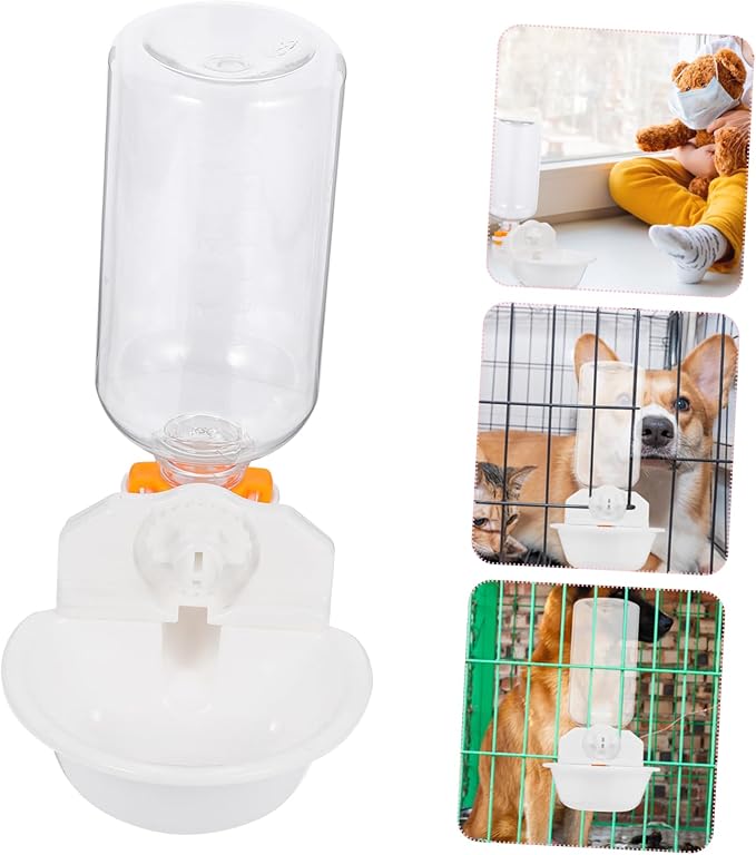 Hanging Automatic PET Water Feeder for Dogs and Cats Bottle 500ml Capacity for Indoor and Outdoor Use