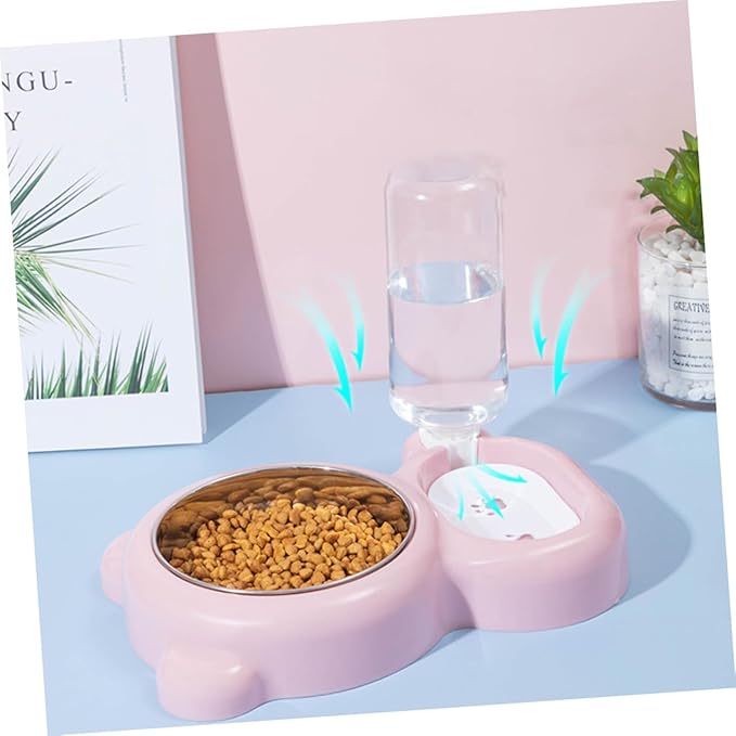 BESPORTBLE Pet Food and Water Bowl Cat Dog Feeder Water Feeder Elevated Pet Bowl Safe Eco-Friendly
