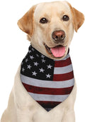 American Flag Dog Bandana Scarf Triangle Bibs Pet Accessories Cat Kerchief