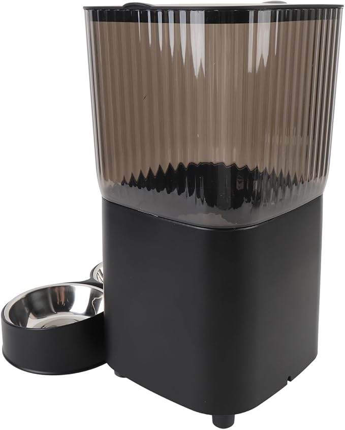 Automatic Pet Dispenser, Smart Pet Feeder with Camera, Voice Control, Timed Feeding for Dog Cat (Dual Bowls)