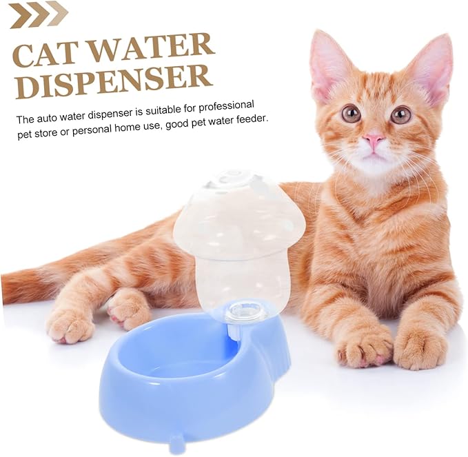 BESPORTBLE Automatic Dog Water Dispenser Gravity Feed Waterer for Cats and Dogs Texture with Capacity Pet Accessory for Easy Hydration